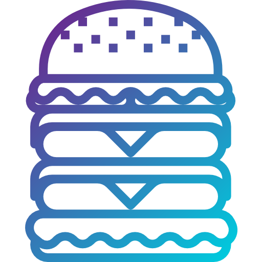 Hamburger Pause08 Gradient icon