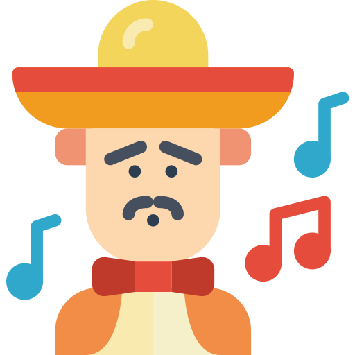 mariachi Basic Miscellany Flat icon