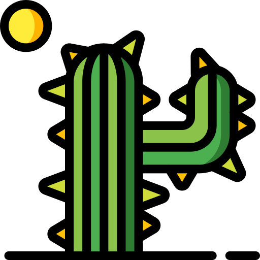 cactus Basic Miscellany Lineal Color icono