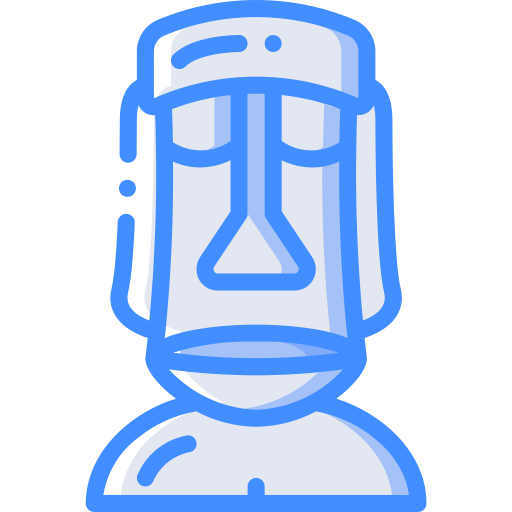 moai Basic Miscellany Blue Icône
