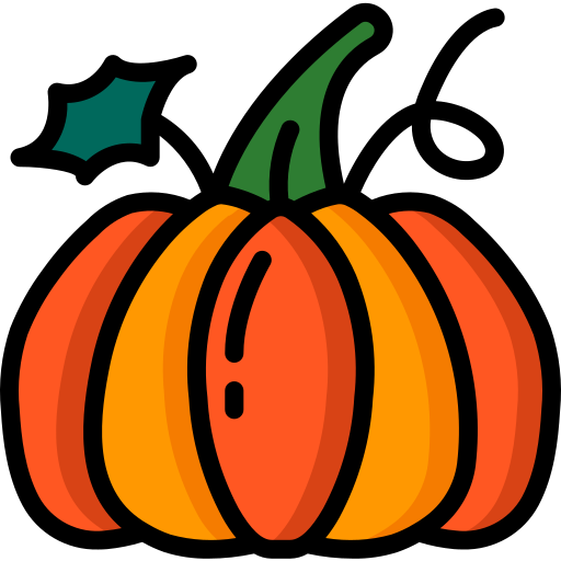 かぼちゃ Basic Miscellany Lineal Color icon