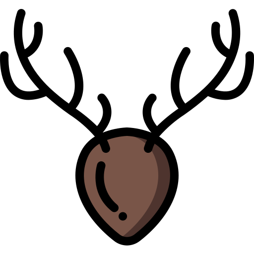 사슴 Basic Miscellany Lineal Color icon