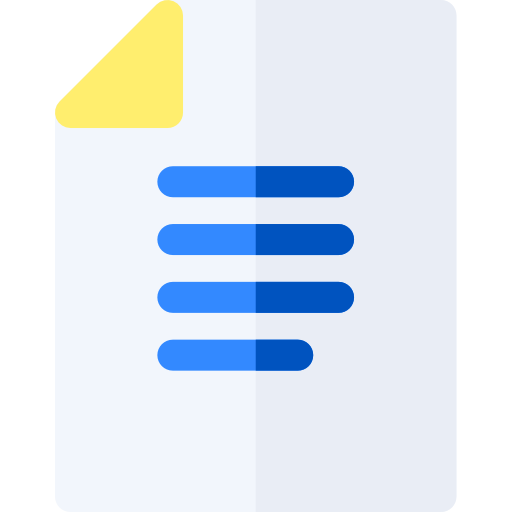 dokument Basic Rounded Flat icon