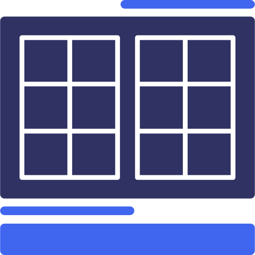 finestra Generic color fill icona