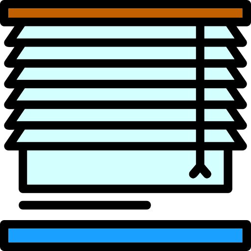 ブラインド Generic color lineal-color icon