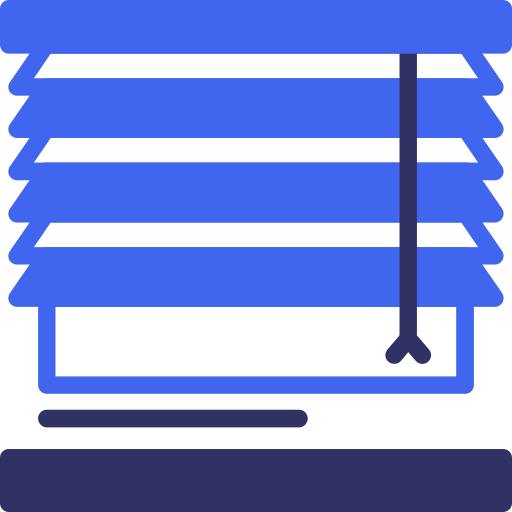 Blinds Generic color fill icon