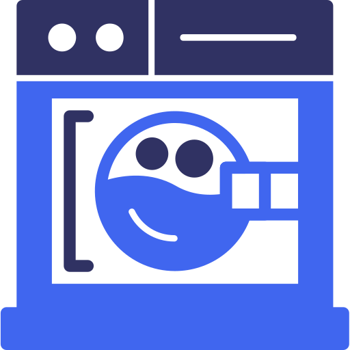 세탁기 Generic color fill icon