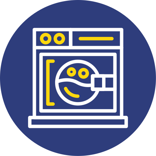 Washing machine Generic color fill icon