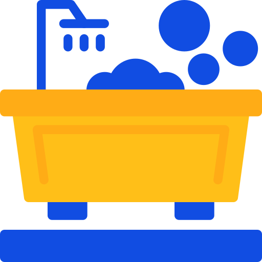 Bathtub Generic color fill icon