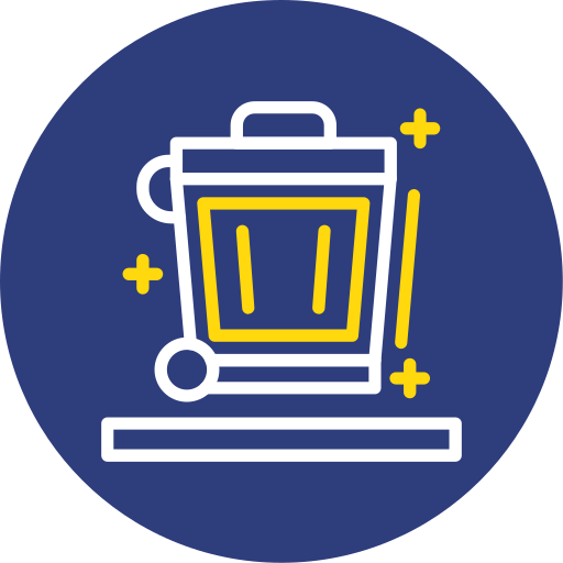 Recycling bin Generic color fill icon