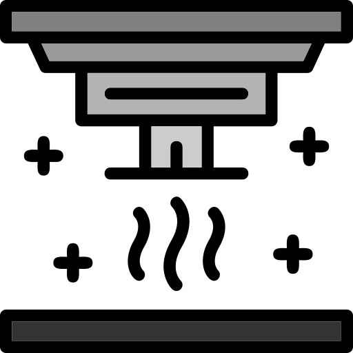 Smoke detector Generic color lineal-color icon