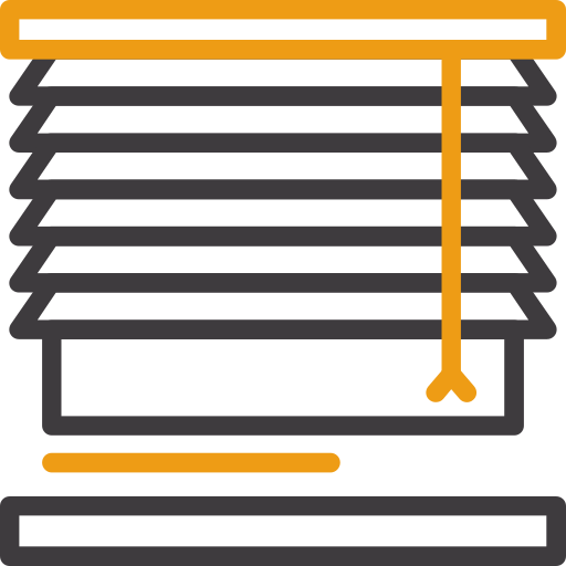 Blinds Generic color outline icon
