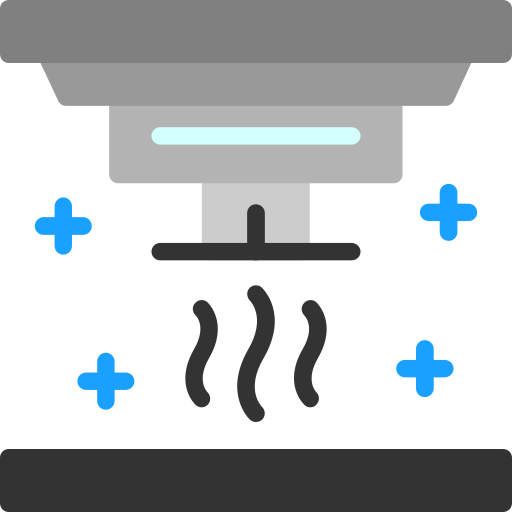 Smoke detector Generic color fill icon