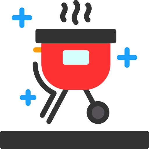 Barbecue grill Generic color fill icon