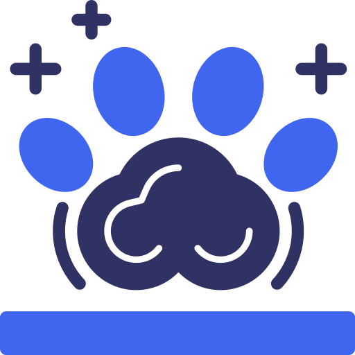 Pet paw Generic color fill icon