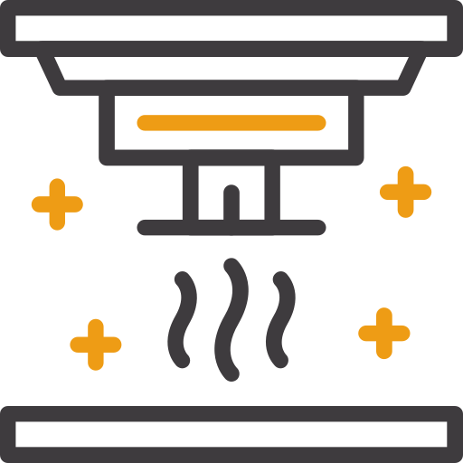 Smoke detector Generic color outline icon
