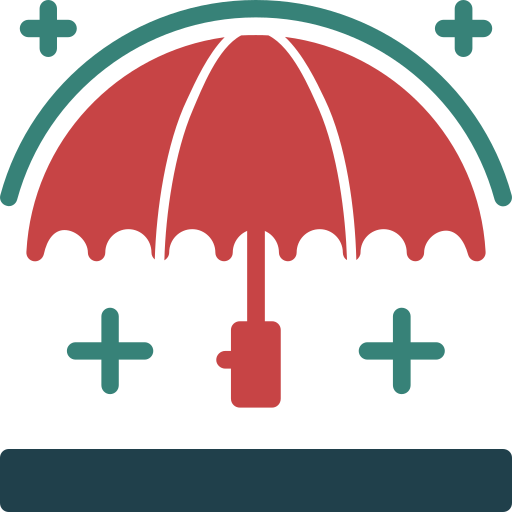 paraguas Generic black fill icono