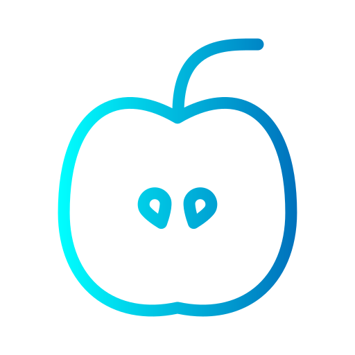 manzana Generic gradient outline icono