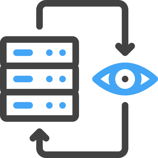 database Generic color lineal-color icoon