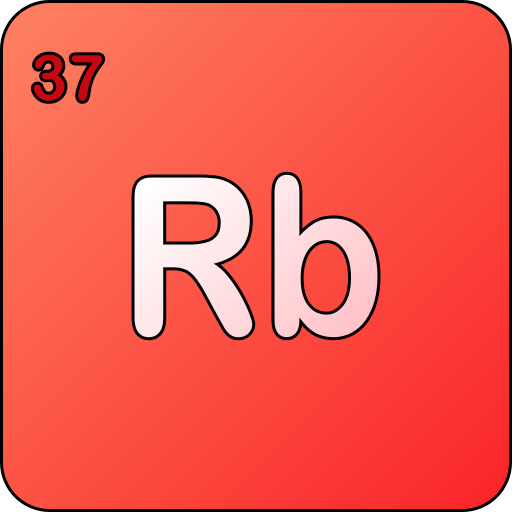 rubidium Generic gradient lineal-color icoon