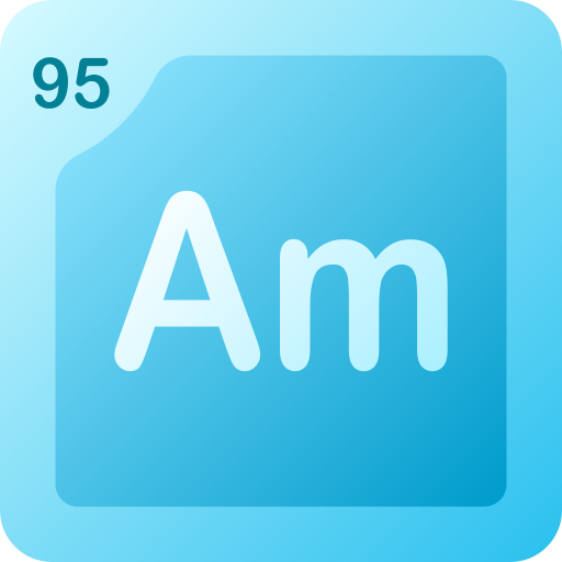 アメリシウム Generic gradient fill icon