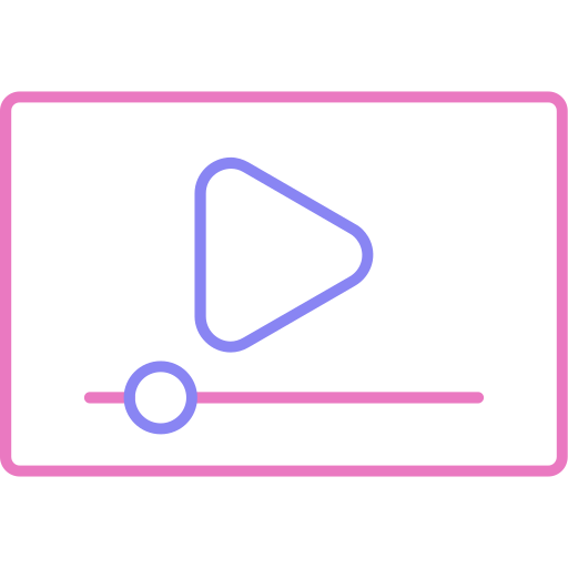 ビデオ Generic color outline icon