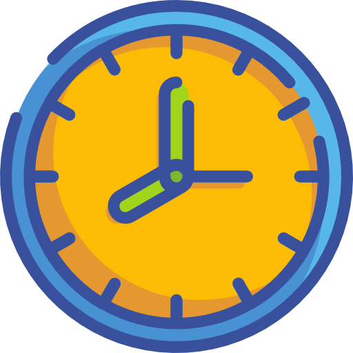 Clock Wanicon Lineal Color icon
