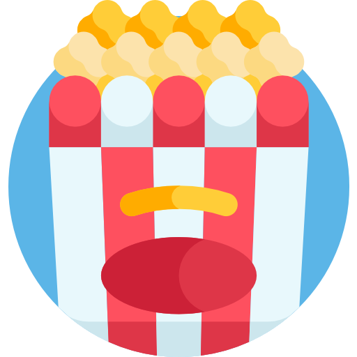 popcorn Detailed Flat Circular Flat icon