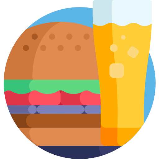 fast food Detailed Flat Circular Flat icoon