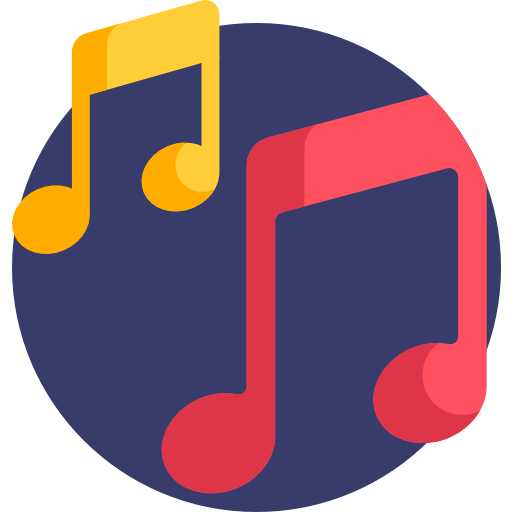 muziek Detailed Flat Circular Flat icoon