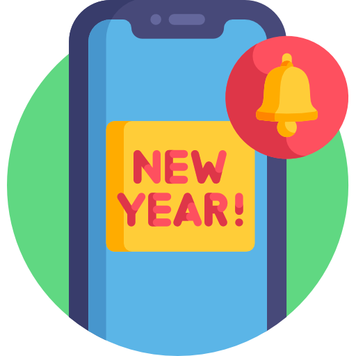 Новый год Detailed Flat Circular Flat иконка