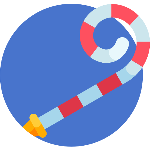 partij blower Detailed Flat Circular Flat icoon