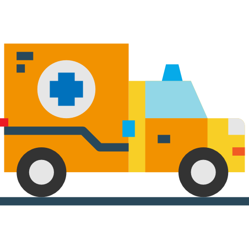 Ambulance Pause08 Flat icon