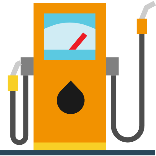 gasolinera Pause08 Flat icono
