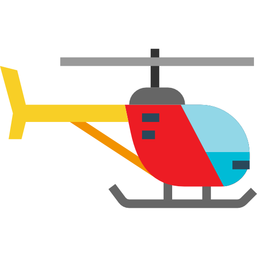 ヘリコプター Pause08 Flat icon