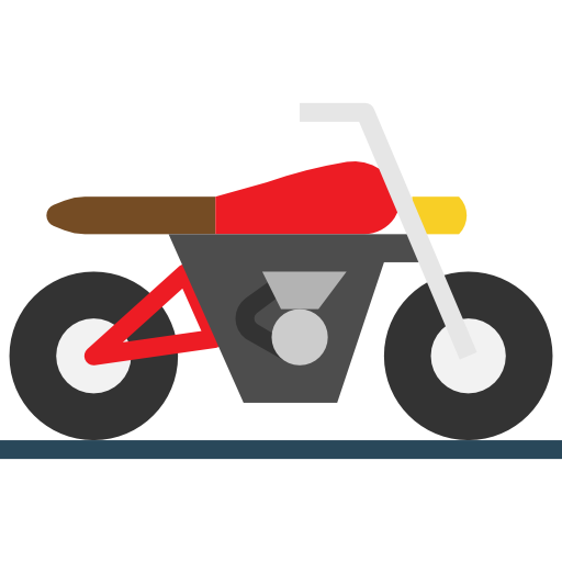 Motorbike Pause08 Flat icon