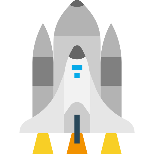 Rocket Pause08 Flat icon