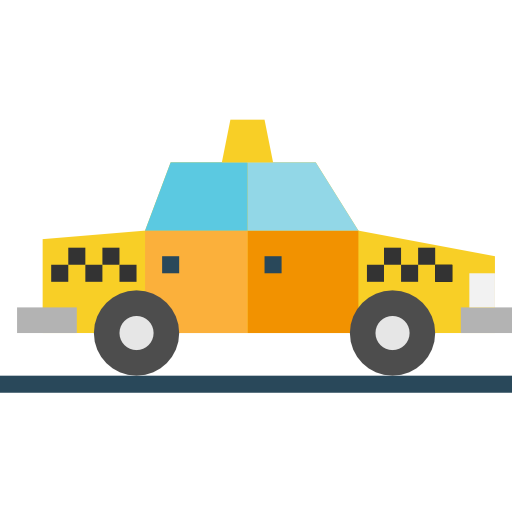 タクシー Pause08 Flat icon