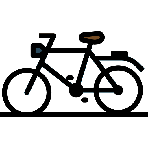 bicicleta Pause08 Lineal Color icono