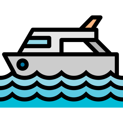 Boat Pause08 Lineal Color icon