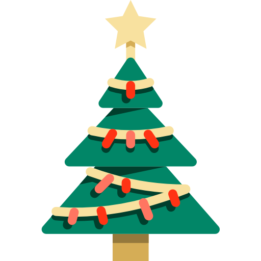árbol de navidad Wanicon Flat icono