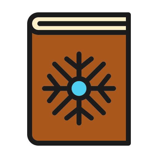 libro de navidad Generic color lineal-color icono