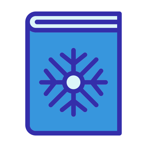 weihnachtsbuch Generic color lineal-color icon