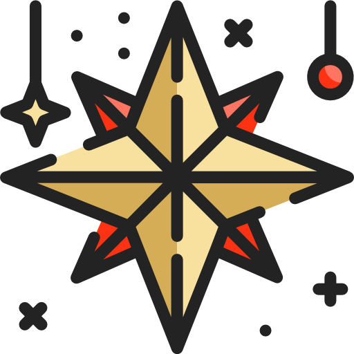 star Wanicon Lineal Color icon