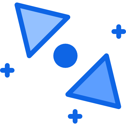frecce diagonali Darius Dan Blue icona