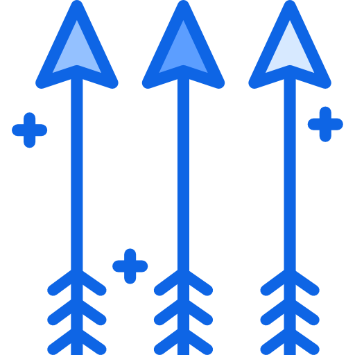 Up arrow Darius Dan Blue icon