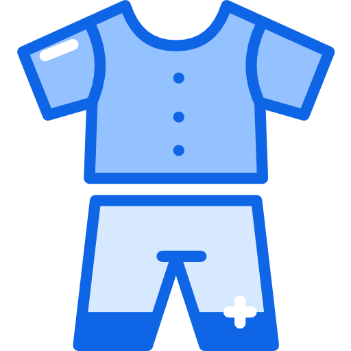 roupas Darius Dan Blue Ícone