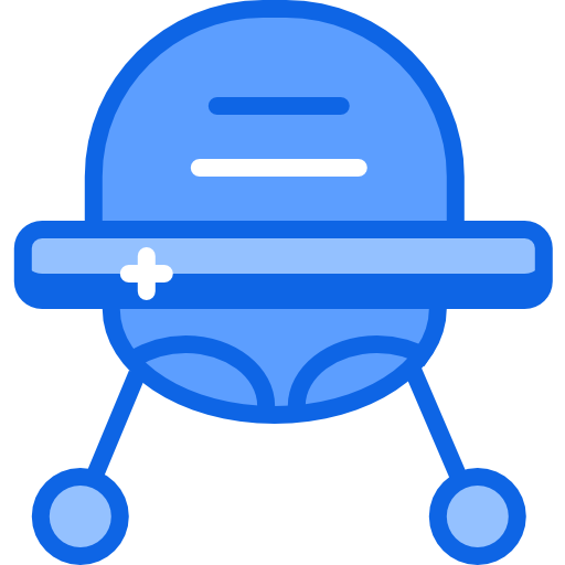 Baby chair Darius Dan Blue icon