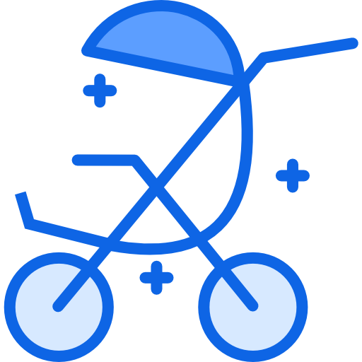 Stroller Darius Dan Blue icon