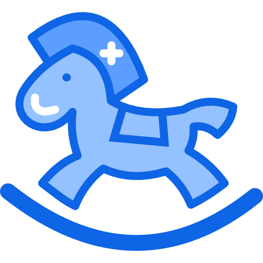 Rocking horse Darius Dan Blue icon